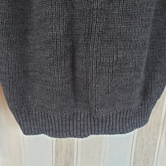 Eddie Bauer Pullover Sweater Charcoal Gray Size Large - Picture 4 of 8